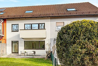 Unterschleißheim: Sunny mid-terrace house - family-friendly - vacant