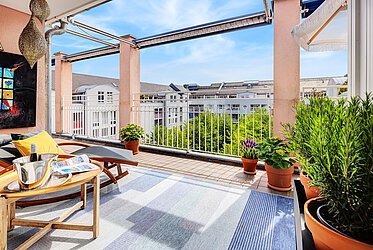 Haidhausen, at the Gasteig: exclusive roof-terrace apartment - vacant