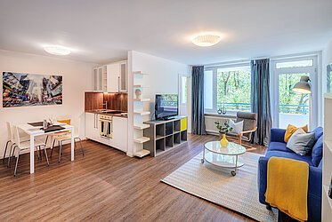 Bogenhausen-Denning: 2-room apartment with ideal layout