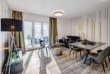 Riem: Stylish 2-room apartment with garden