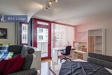 Sendling near Westpark: Spacious 1-room apartment with 39 m².