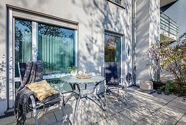 Trudering - naturnah und urban - 1-Zi.-Apartment mit Terrasse