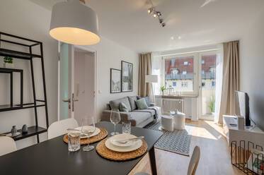 Pretty 1.5-room apartment with balcony in Schwabing