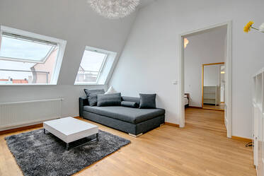 Bright 2.5-room attic apartment