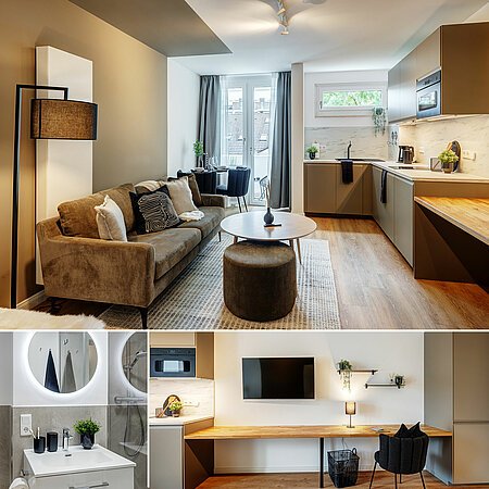 ID 13553: Designer apartment with feel-good atmosphere